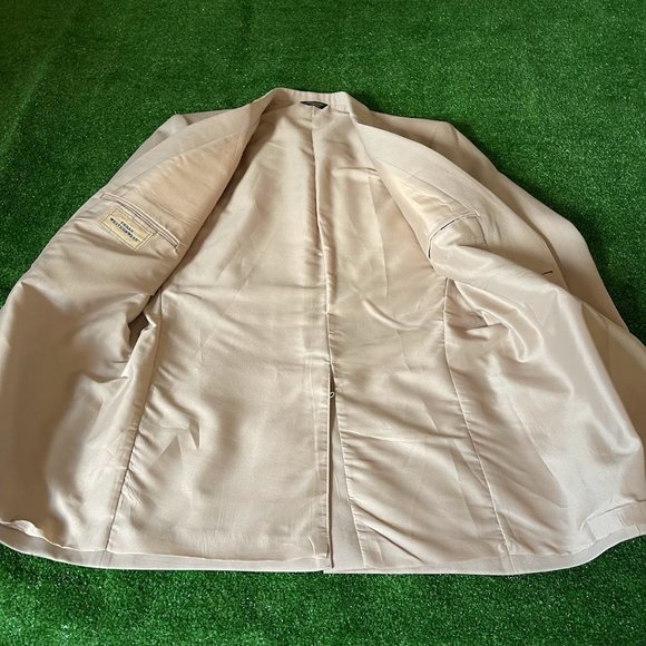 Farah Westernwear Vintage Beige Cowboy Western Blazer Casual Jacket Size 44L - Picture 5 of 11